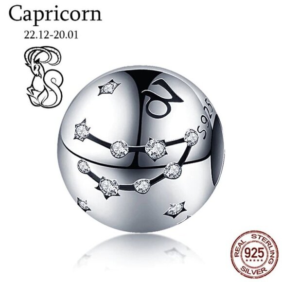 Sterling Silver Astrology Zodiac Charms - Picture 10 of 10